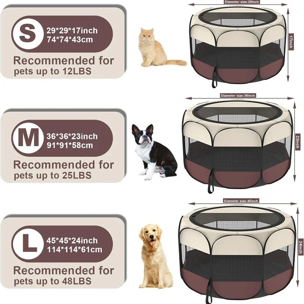 Foldable Pet Playpen, new